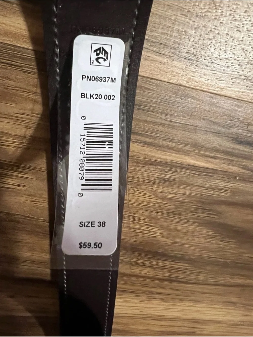 Perry Ellis Portfolio Men's Leather Dress Belt - Brown, Small (30-32)  $49.50